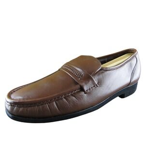 Florsheim Men's Comfortech‎ Loafer Brown Leather Size 10M Gently Used 2025